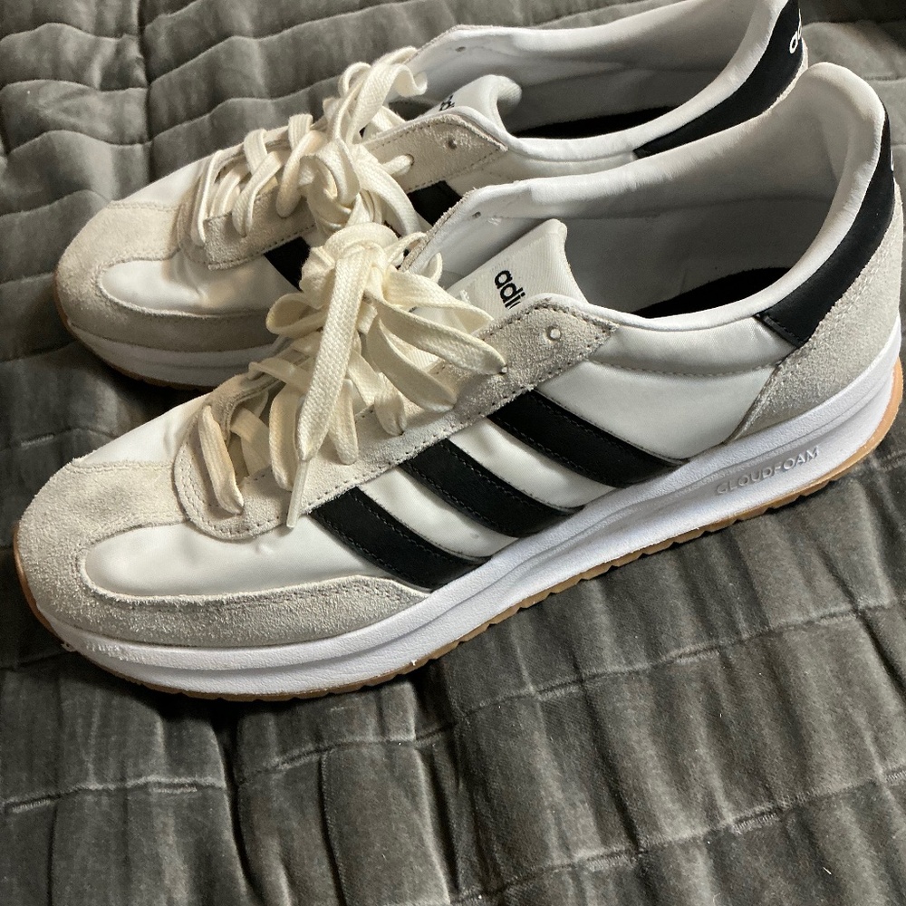 adidas White and Black Women's Sneakers